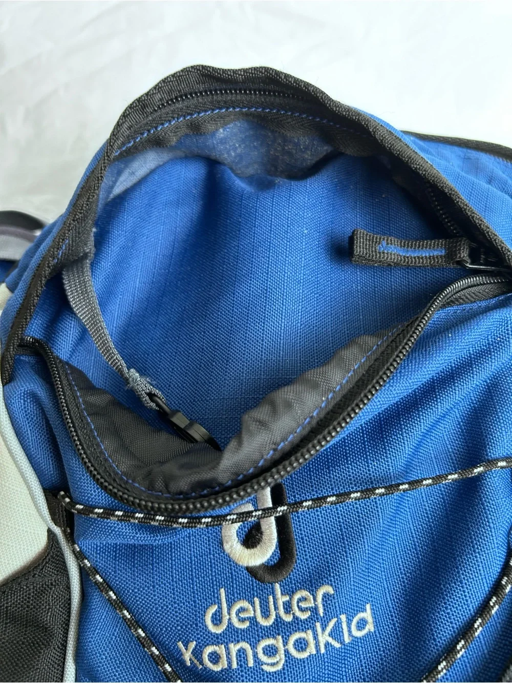 Deuter Blue and Black Kangakids Daypack children’s carrier and backpack